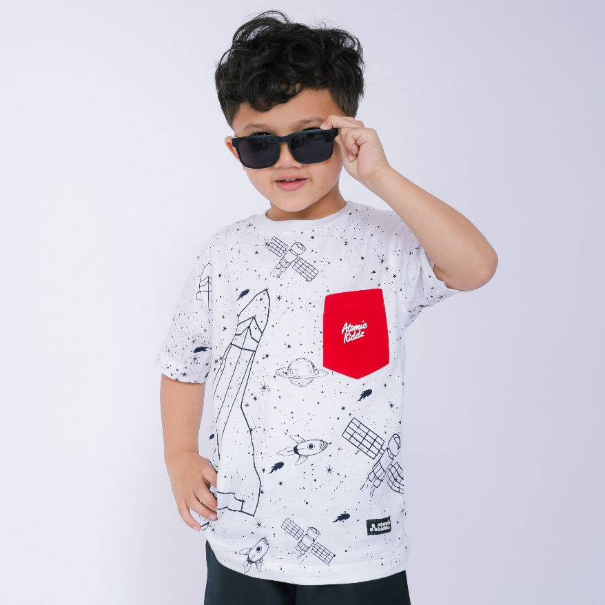 Atomic Kiddz Baju Anak Kaos Lengan Pendek - Air Force