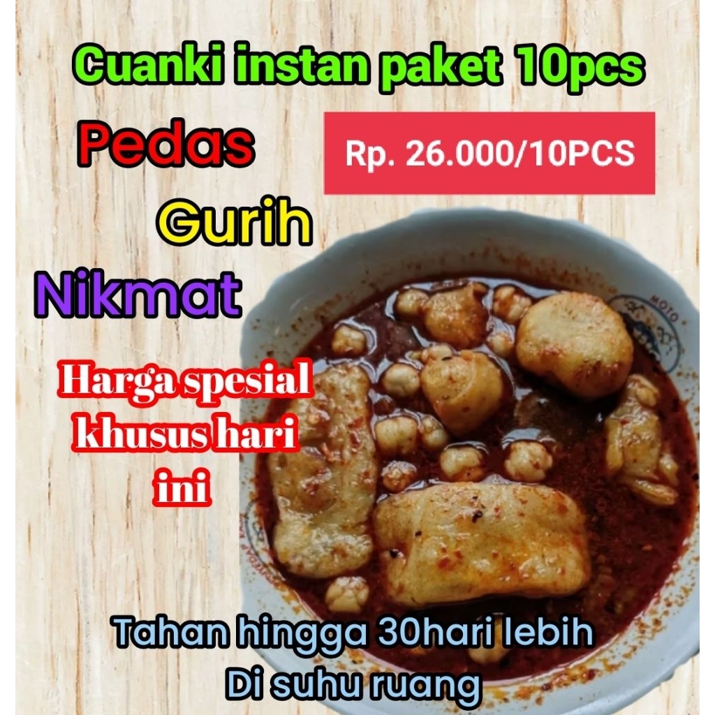 

[paket murah] 10pcs cuanki instan gurih nagih