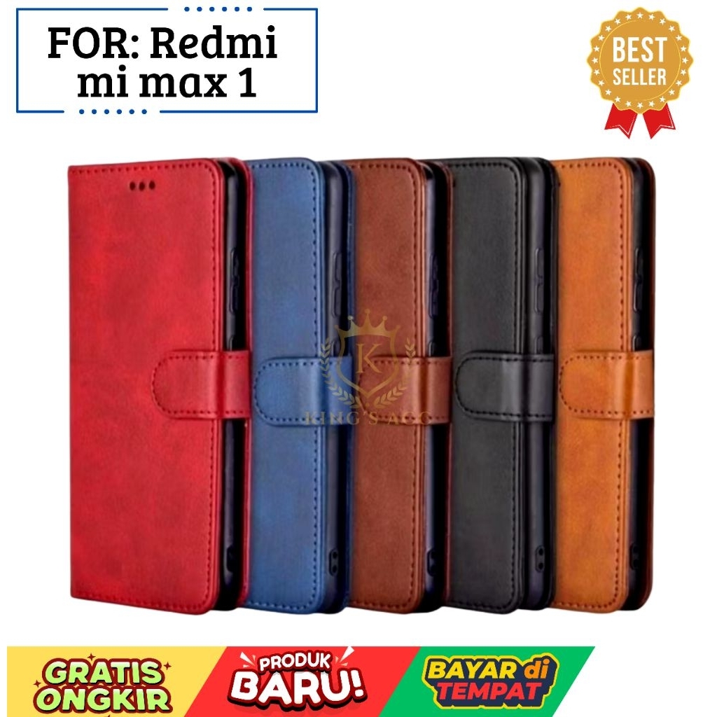 flip wallet untuk Redmi mi max 1 premium/casing hp redmi mi max 1 dompet/cover case redmi mi max 1