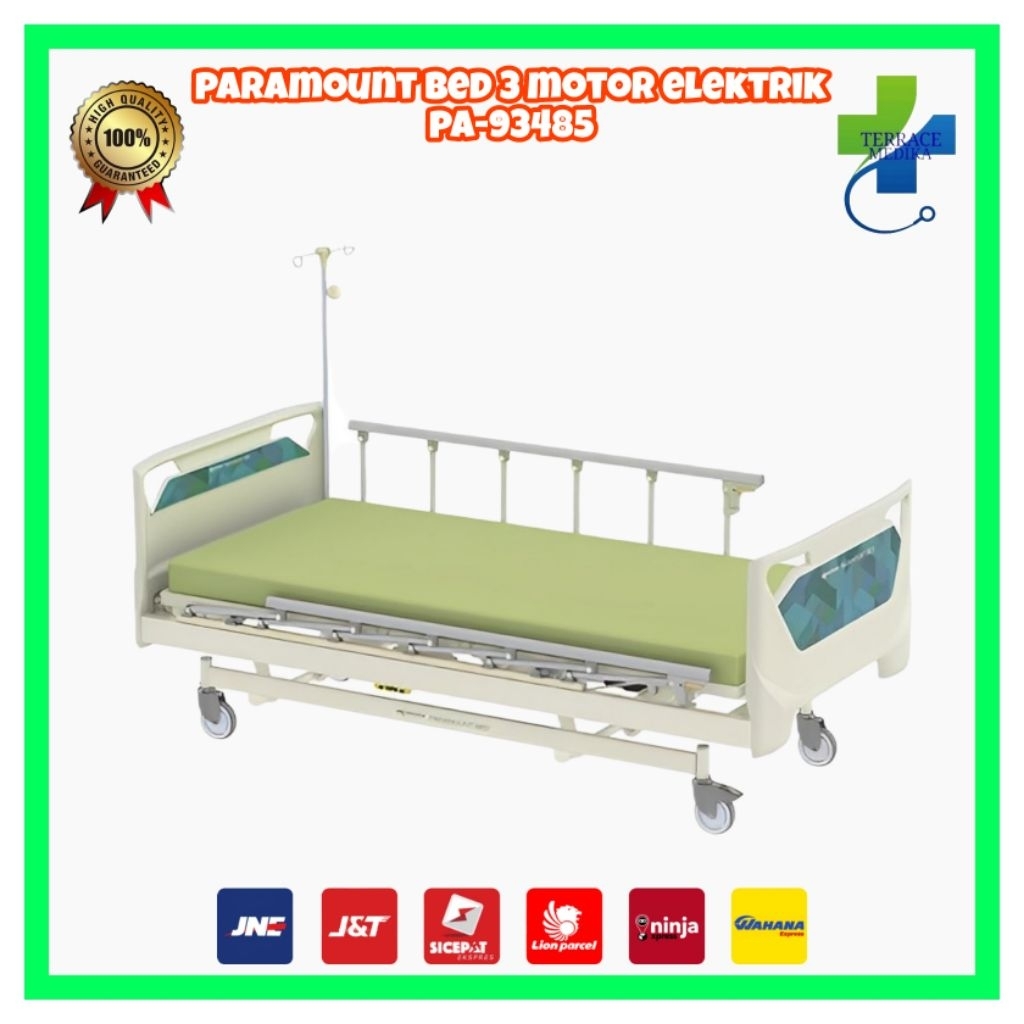 Paramount Bed Elektrik 3 Crank Tempat Tidur Pasien merk Paramount 3 Crank Ranjang Pasien 3 crank Ele