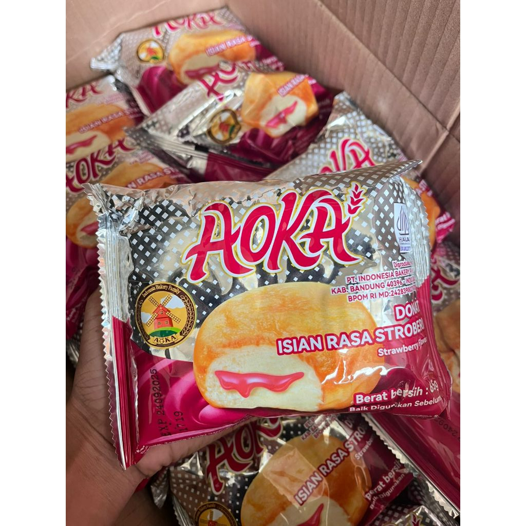 

aoka donat 65 gram 1 dus isi 40 pcs