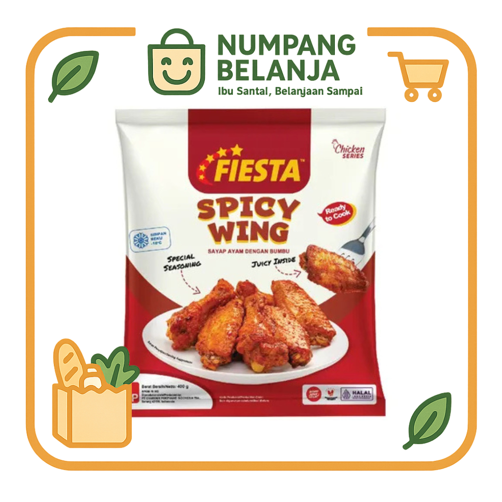 

FIESTA CHICKEN SPICY WING 400GR