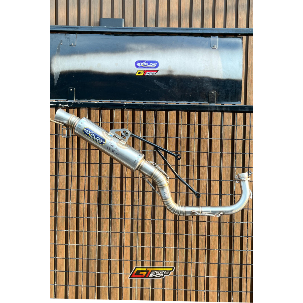 KNALPOT EXFLOW MIO 200CC DRAG KNALPOT MIO 200CC MIO SPORTY MIO SMILE 200CC ORIGINAL EXFLOW KNALPOT M