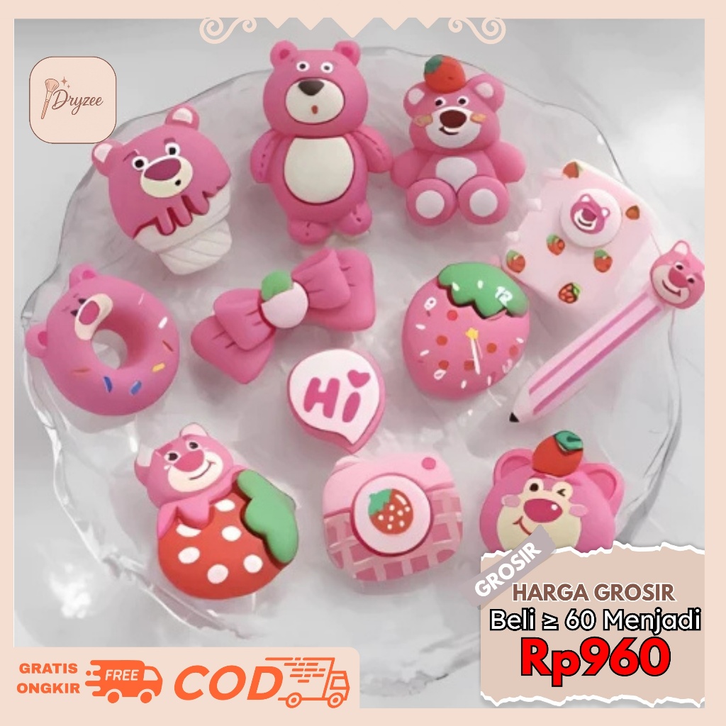 

Stiker 3D Pink Aesthetic Lucu Motif Lotso