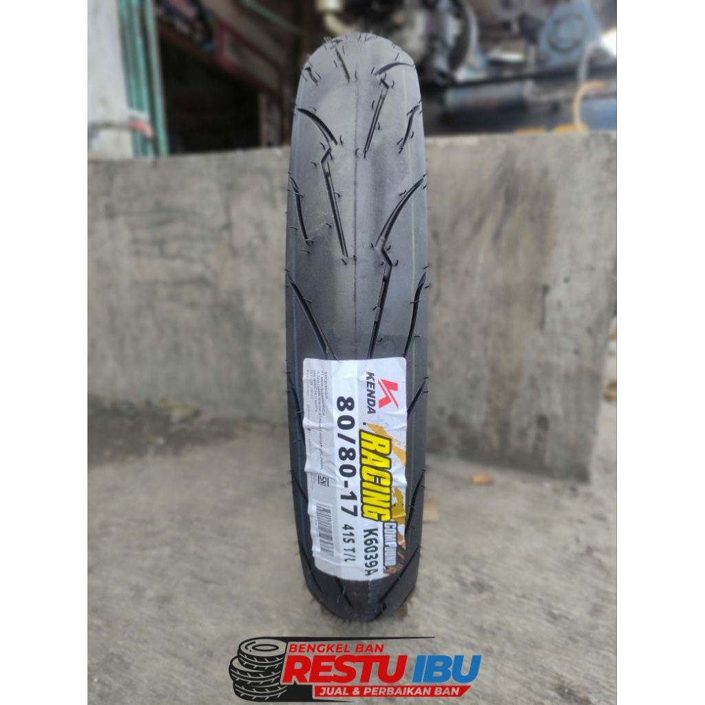 Ban Tubeles KENDA K6039 80/80-17 Racing Compound