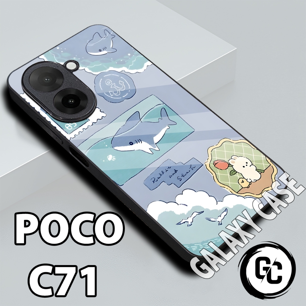 Softcase glossy POCO C71/Case POCO C71/case POCO C71 glitter/casing POCO C71/case hp POCO C71