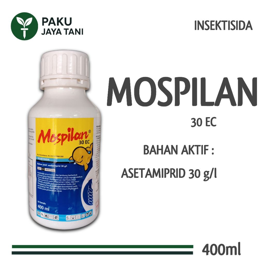 MOSPILAN 30 EC - 400ml | INSEKTISIDA PEMBASMI LALAT BUAH | OBAT KUTU KEBUL | OBAT KEMBUNG | OBAT KUT