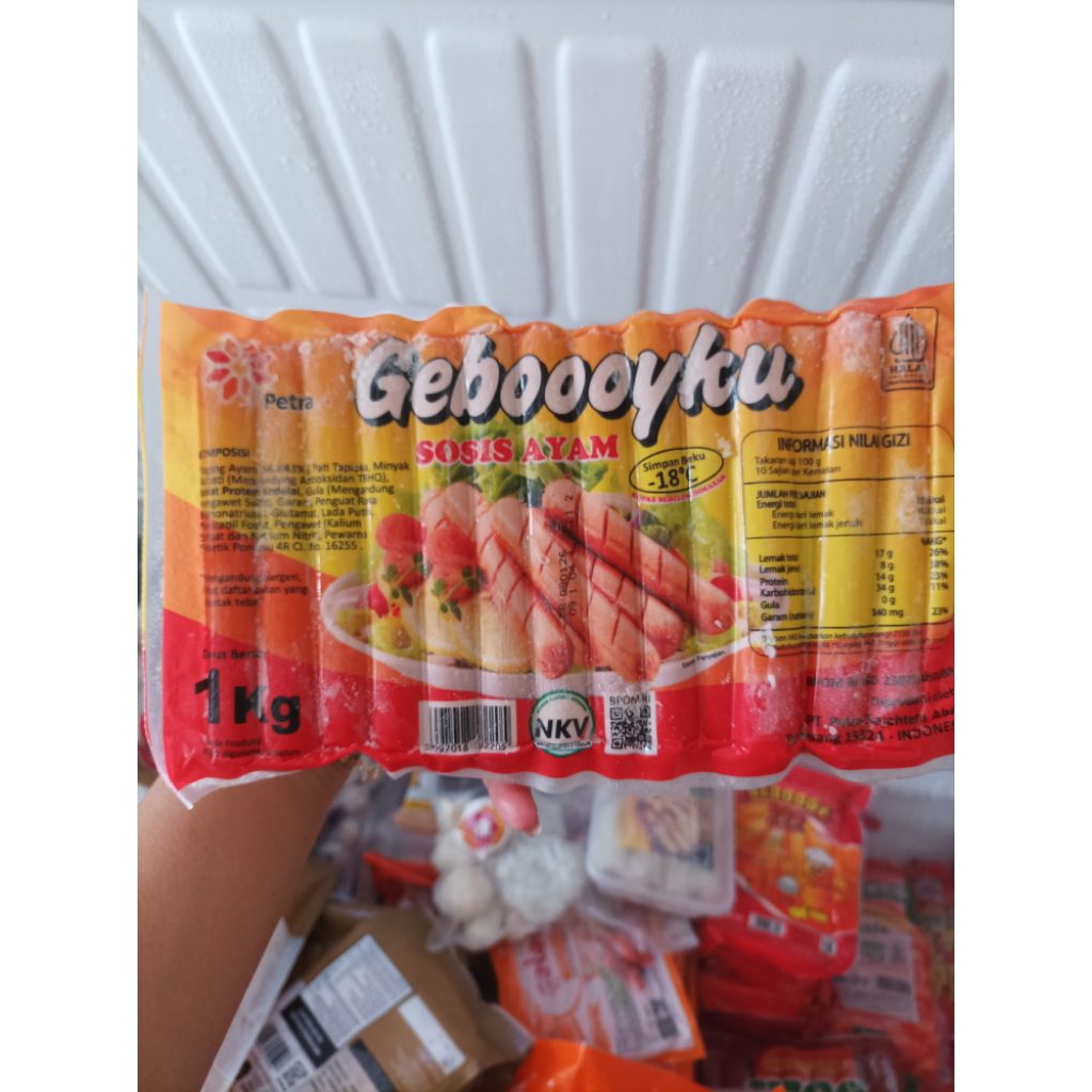 

Geboooyku Sosis Ayam 1kg
