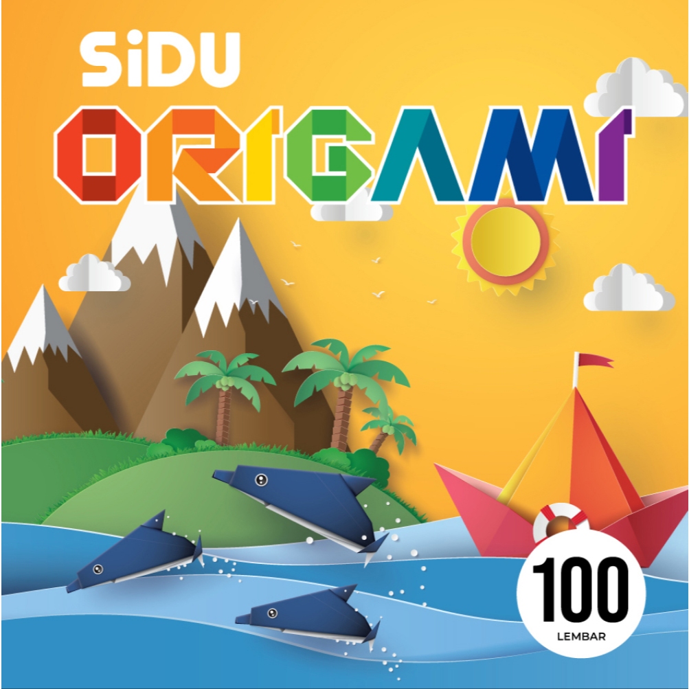 

Kertas Lipat Origami Sidu isi 100 lembar