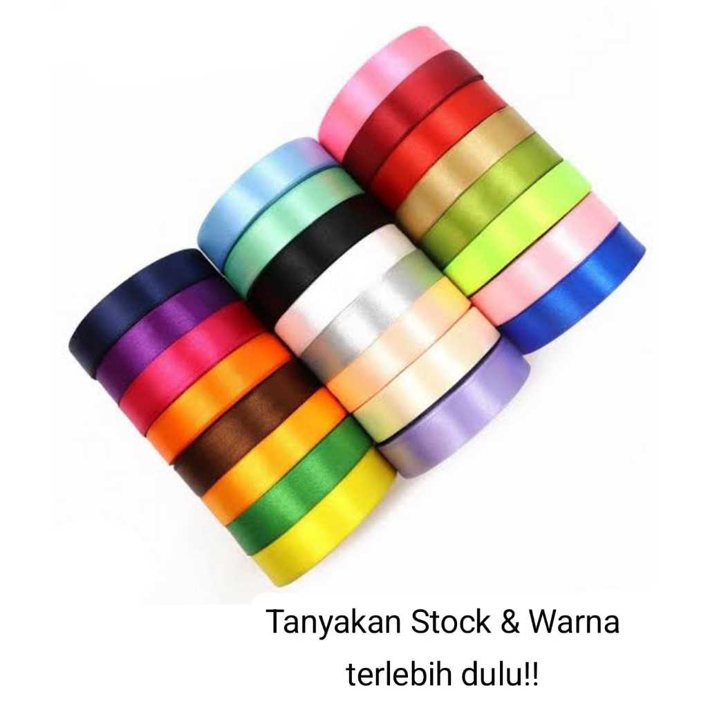 

Pita Satin/pita saten/Pita 3/4" inchi 2cm