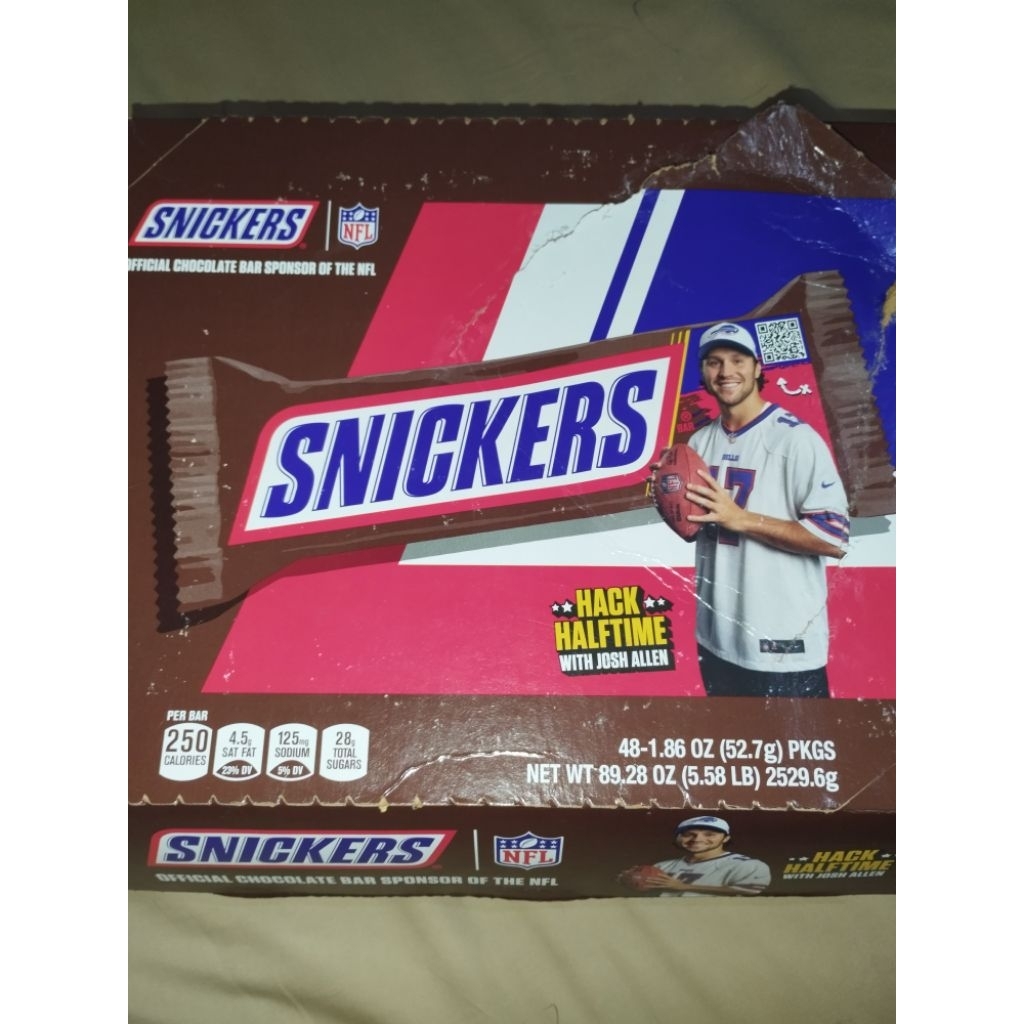 

Coklat Snickers X NFL Chocolate Bar 52.7g (Sold In USA)