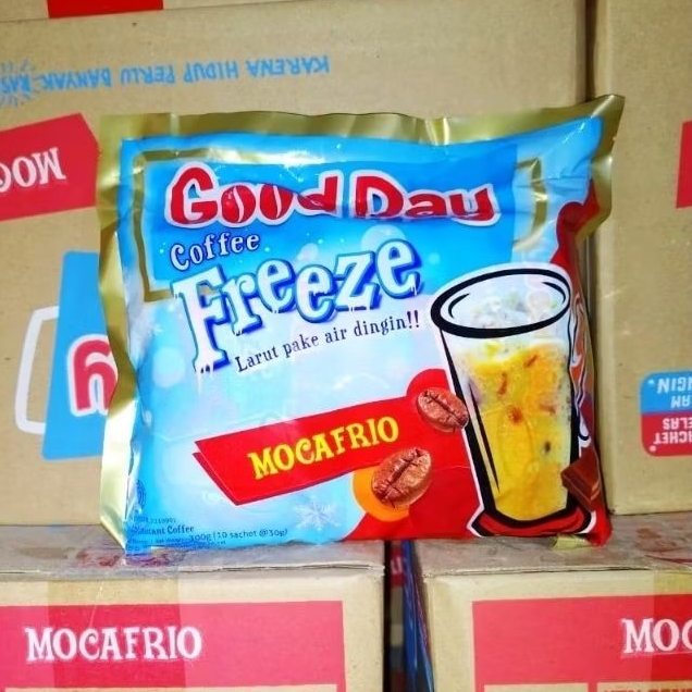 

Good Day Freeze Mocafrio 30 gr kemasan bag isi 10 sachet