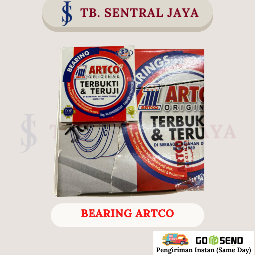 Bearing Artco/Bearing Gerobak Dorong Artco