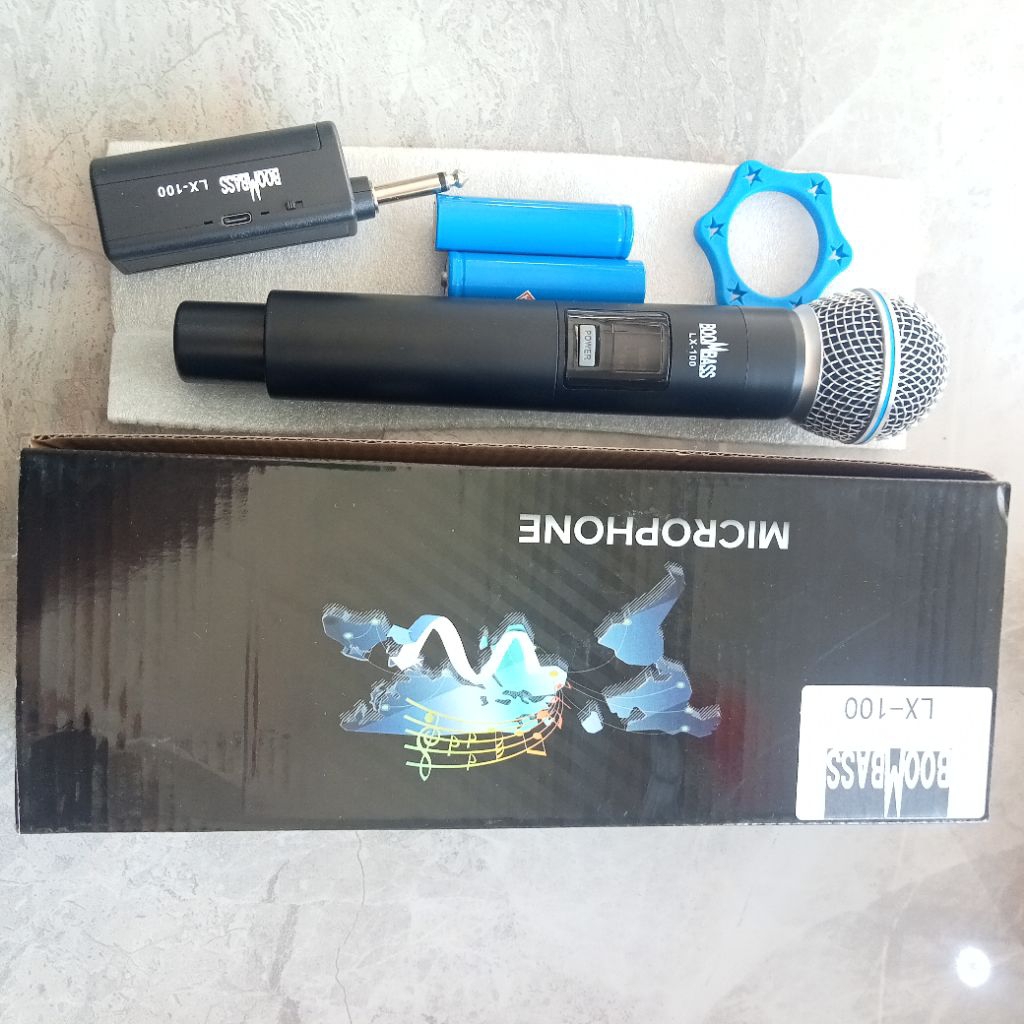 Mic Wireless Microphone profesional Boombass LX100