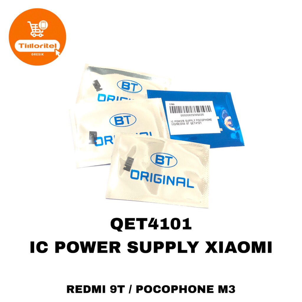 IC POWER SUPPLY NETWORK QET4101 XIAOMI REDMI 9T POCO M3
