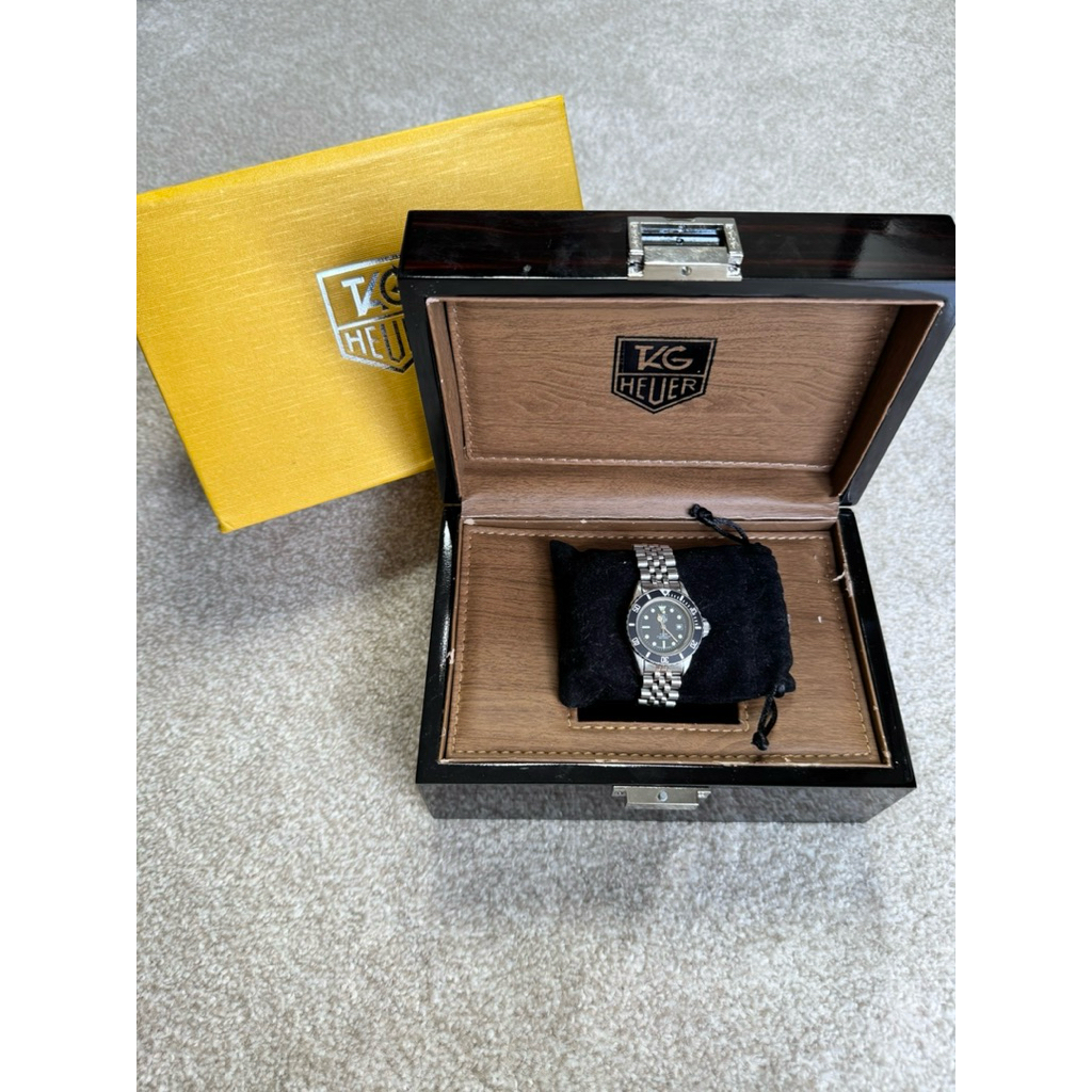 Collector Item PRELOVED Tag Heuer 1000 TH 1000 Black Dial Ladies 28mm with Pouch and Box Bought Rp11