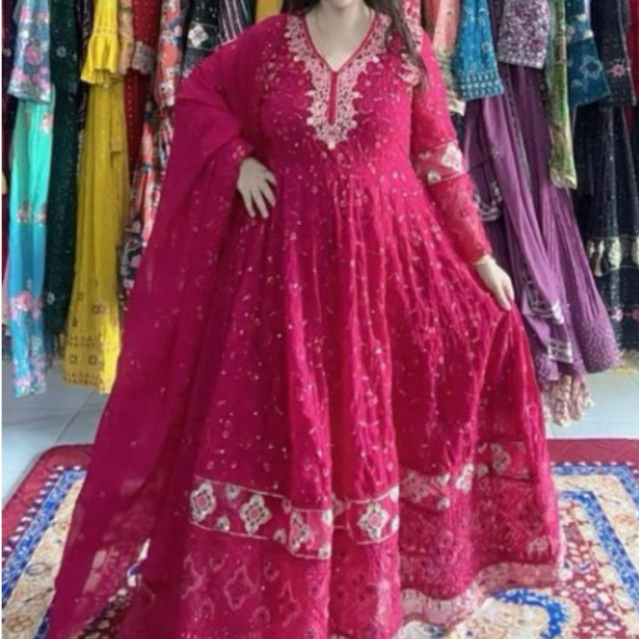 Dres wanita mewah berpayet india