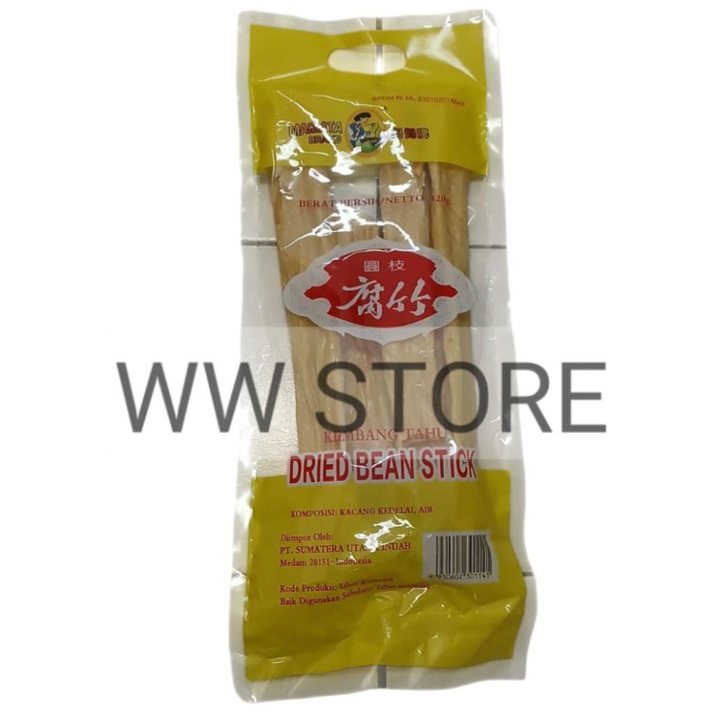 

Kembang Tahu Kering MAMATA BRAND Dried Bean Stick 120g