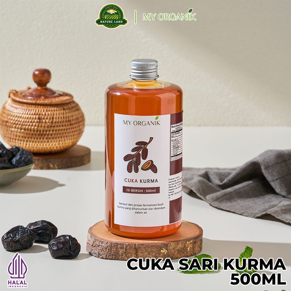 

My Organik Cuka Kurma Murni Original Fermentasi Buah Kurma