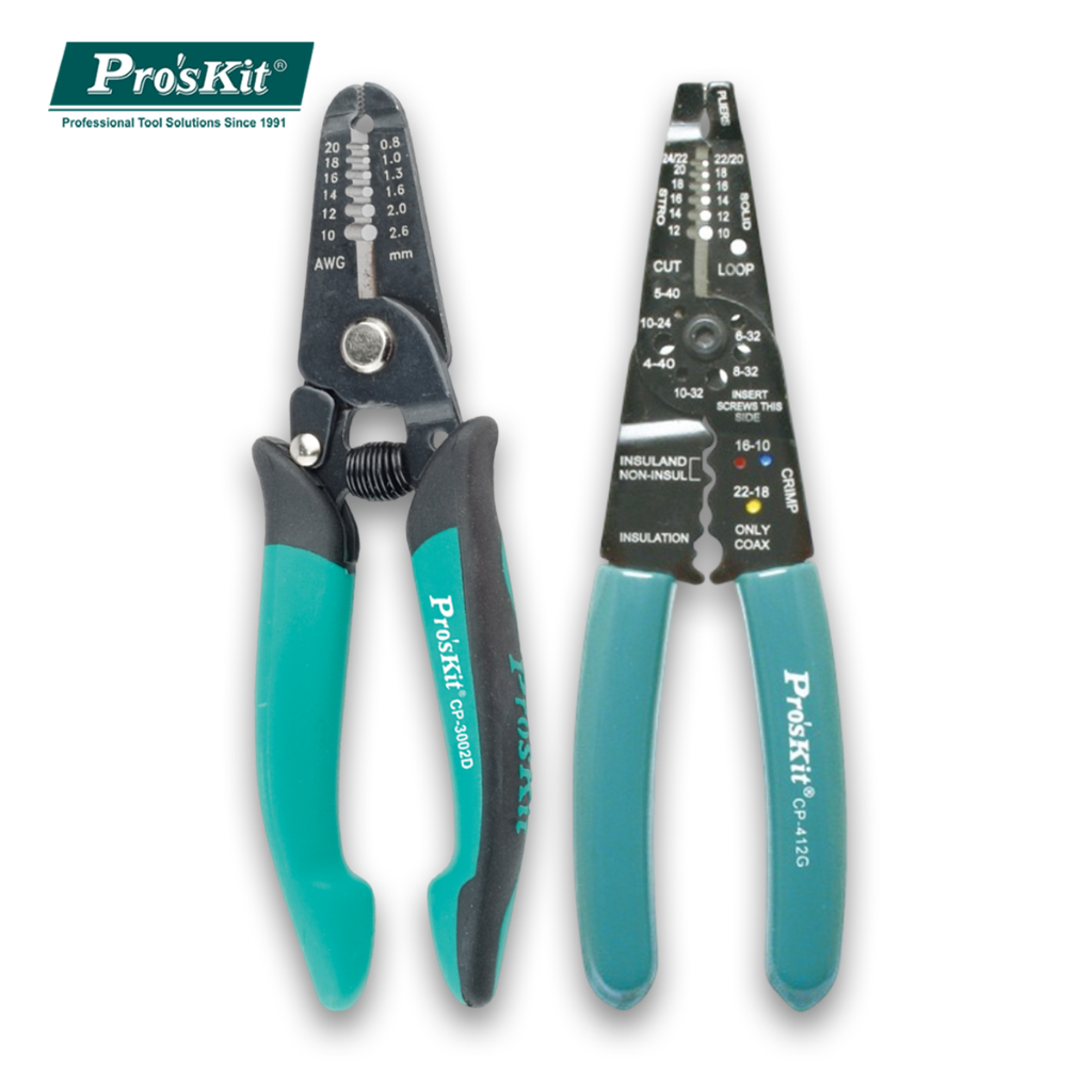 Tang Kawat & Penggulit Kabel Pro'sKit / CP-3002D 3Fungsi / CP-412G 8" Original