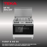 Kompor Freestanding TEKA FS96F B 4G SS / Freestanding Cooker TEKA / Kompor dengan Oven TEKA