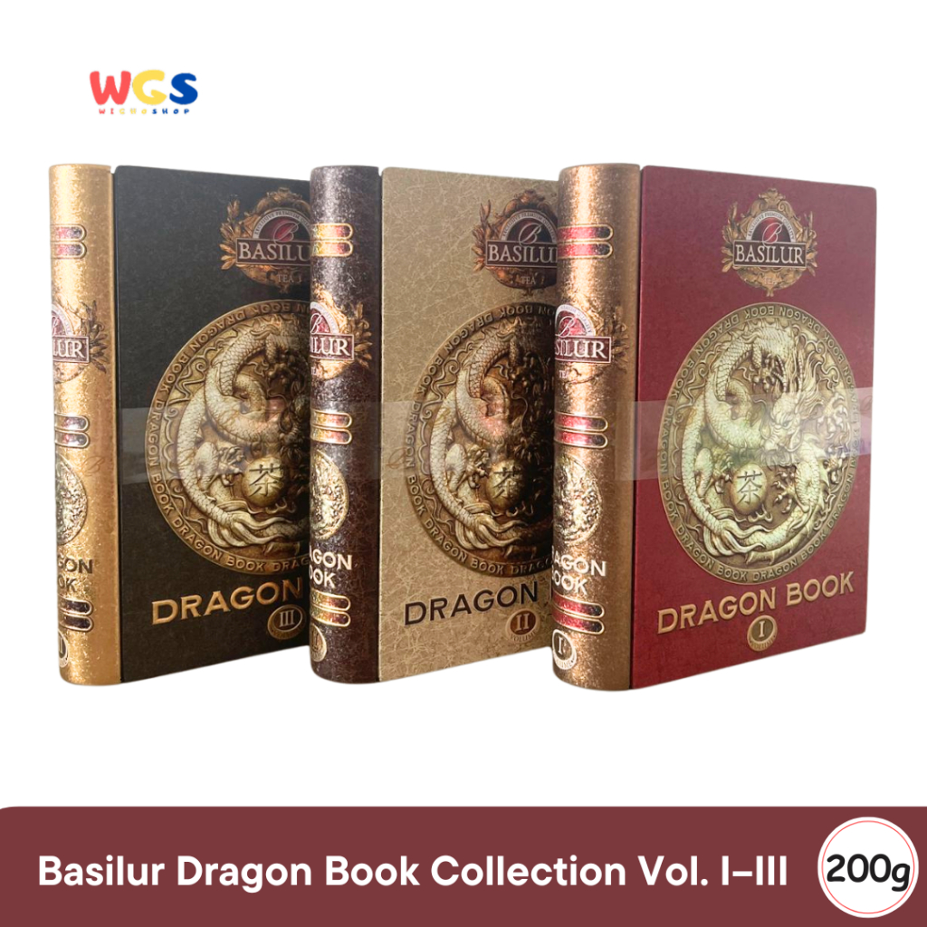 

Basilur Dragon Book Vol. I–III Tea 300g– Teh Hitam Ceylon Premium dalam Koleksi Buku Naga Eksklusif