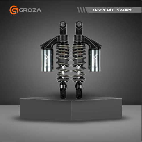 GROZA - SPARTA SERIES 305MM Double Shock | Shockbreaker Tabung Atas Matic (NMAX New, Nmax Neo, Nmax 