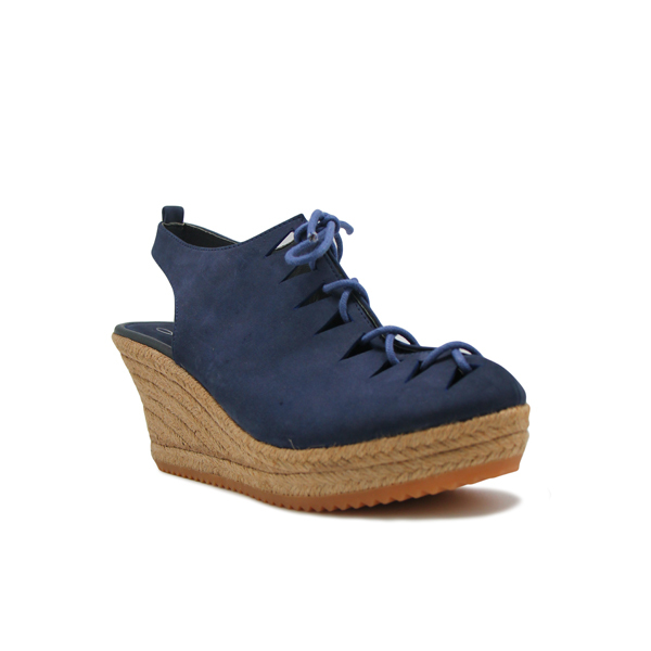 Natana Shoes (WEDGES) Rosana Espadrilles - Navy Blue Nb 7cm