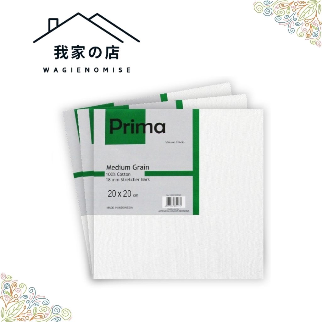 

KANVAS LUKIS PRIMA GREEN 20 X 20MCM - COTTON CANVAS