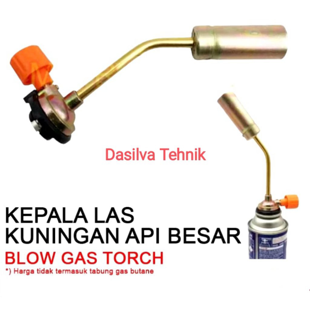 KEPALA GAS TORCH BESAR /GAS TORCH API BESAR / KEPALA LAS GAA KALENG KUNINGAN UJUNG BESAR / ALAT BAKA
