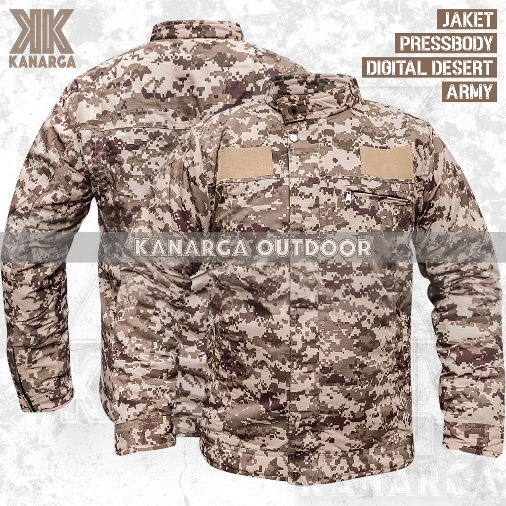 Jaket Tactical Pria Keren Army Loreng US Digital Gurun - Jaket Motor Terbaru