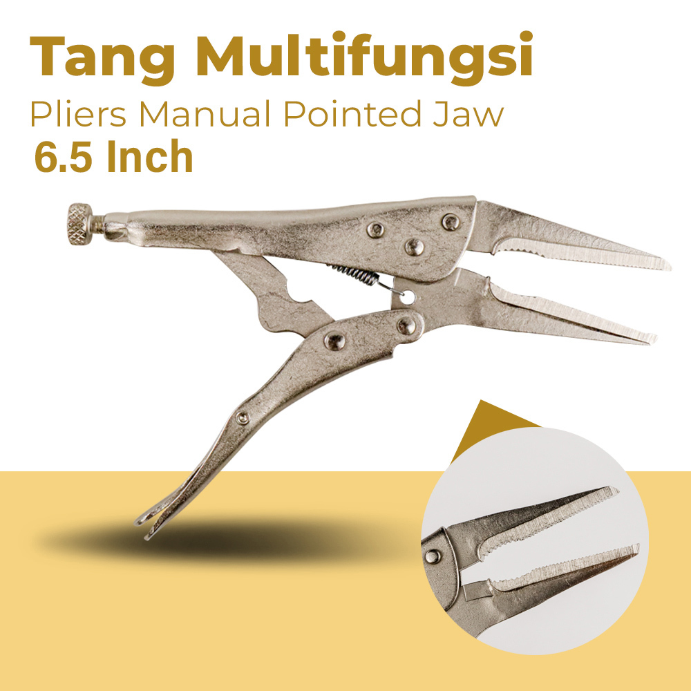 Tang / Tang Multifungsi / Tang Jepit Klem Catok Buaya / Tang Jepit Buaya 6.5Inch / Tang Jepit Buaya