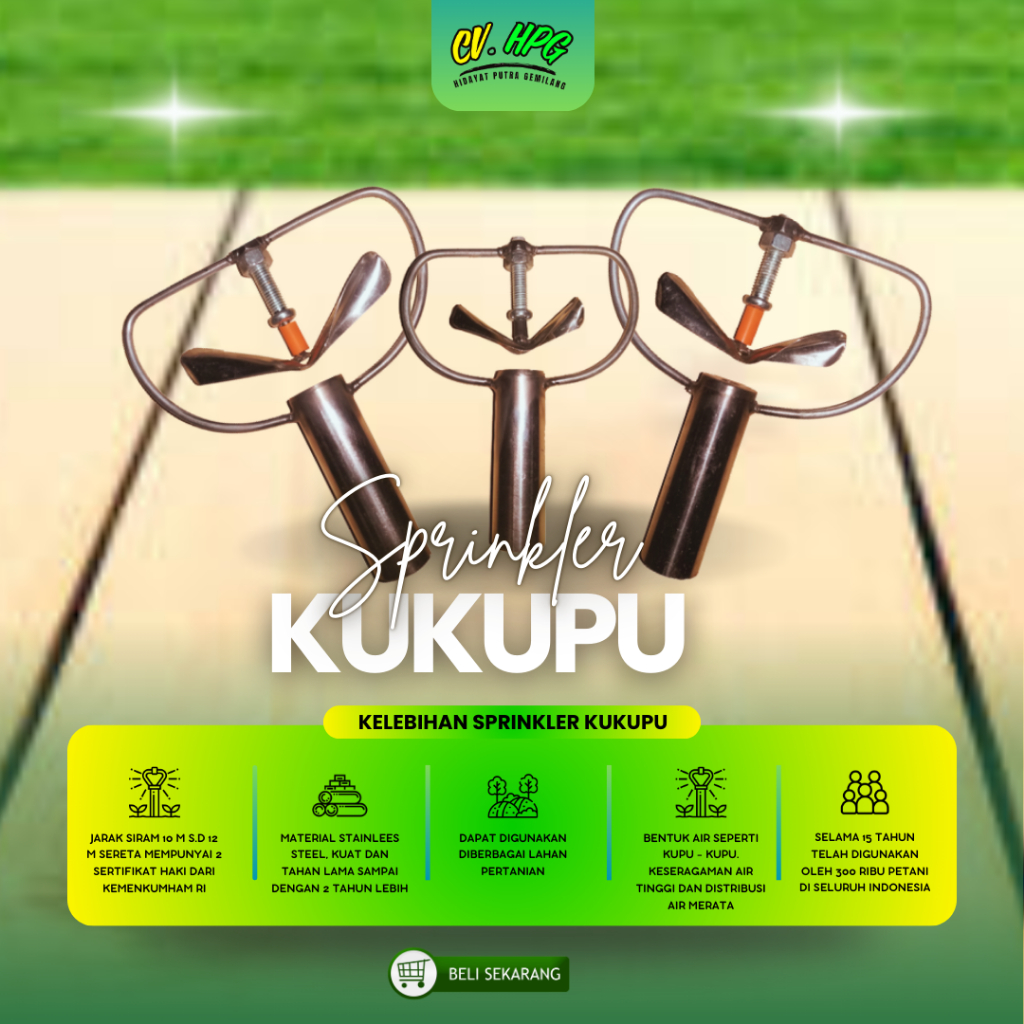 SPRINKLER KUKUPU BESAR | ALAT PENYIRAM TANAMAN | ALAT PERTANIAN | ALAT PENYIRAM PERTANIAN