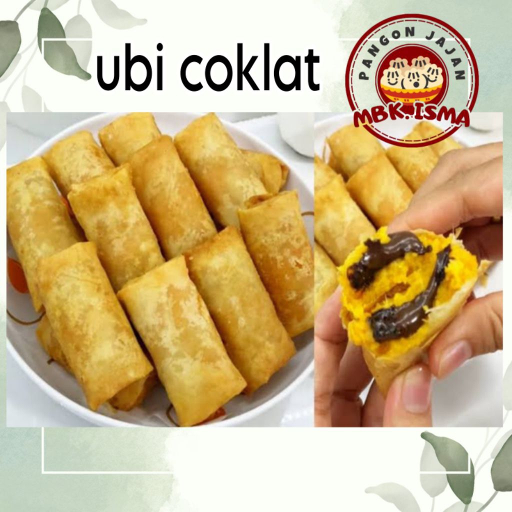 

ubi coklat /lumpia ubi coklat frozen isi 4