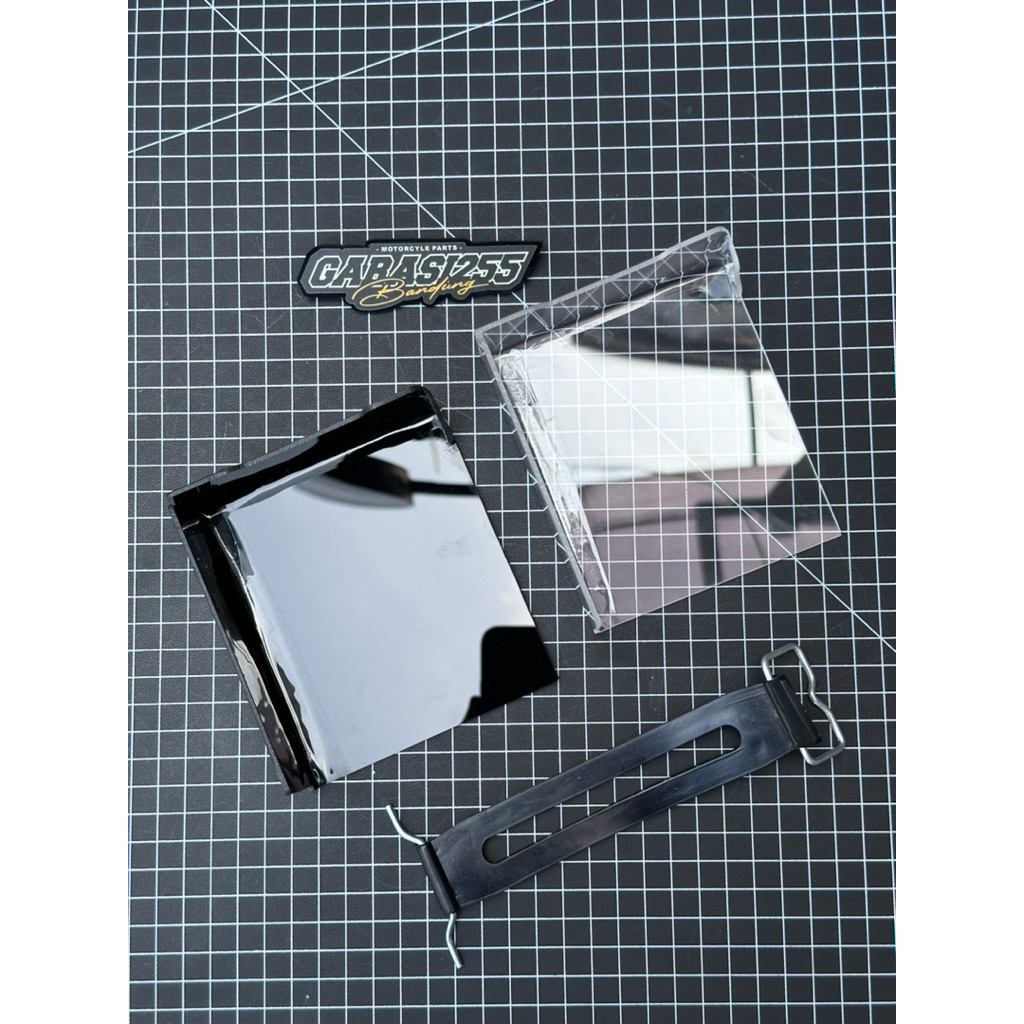 mika cover tutup accu aki rxking rx king transparant mika penutup accu aki rxking rx king hitam tran