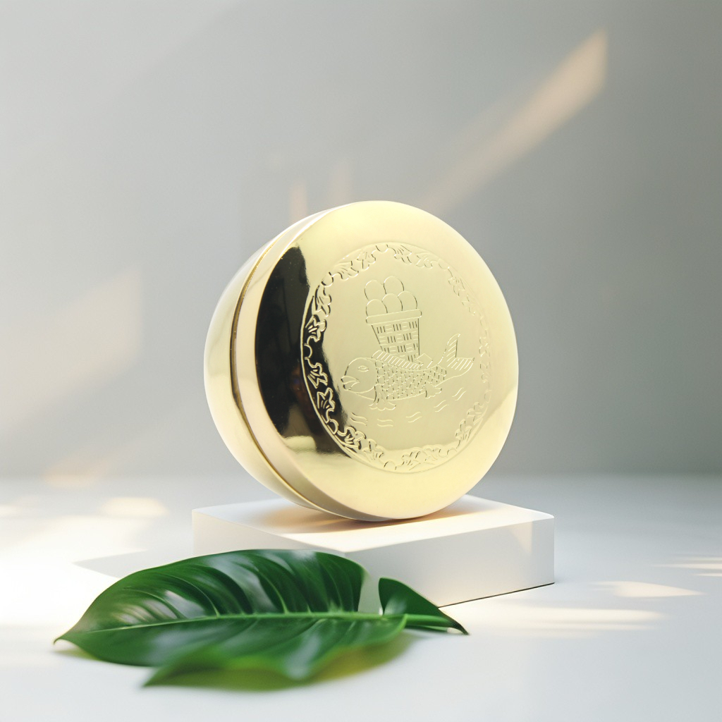 PIKSIS LAPIS EMAS (Diameter 8 cm) / PIKSIS TEMPAT HOSTI / PIXIS GOLD / PIXIS SILVER / PIKSIS KUNINGA