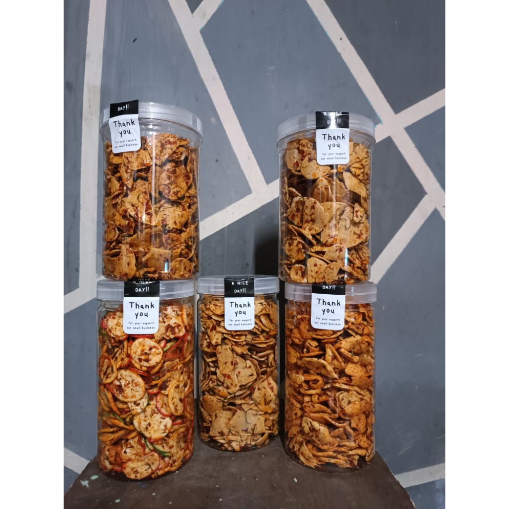 

Basreng Pedas Daun Jeruk Setoples/300grm