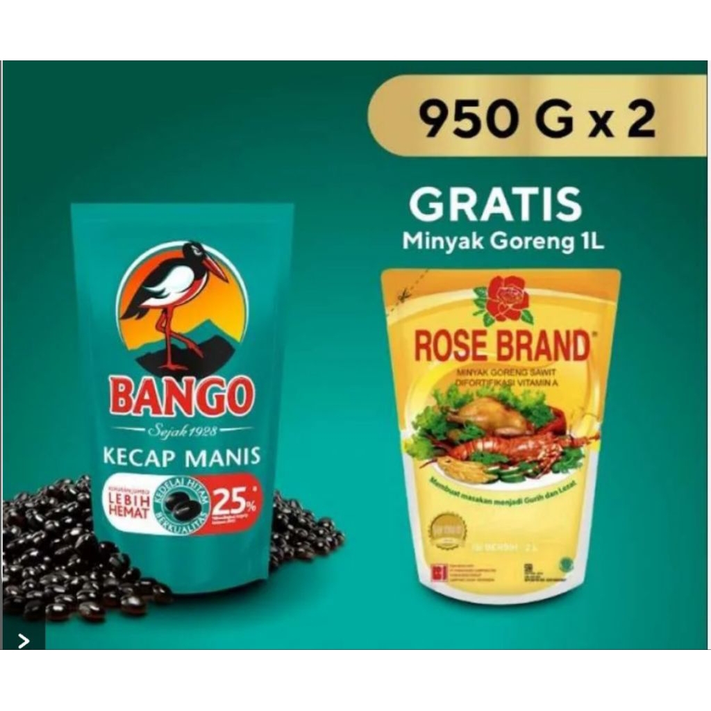 

Buy 2 Kecap Bango 950 ml Free Minyak 1 Liter