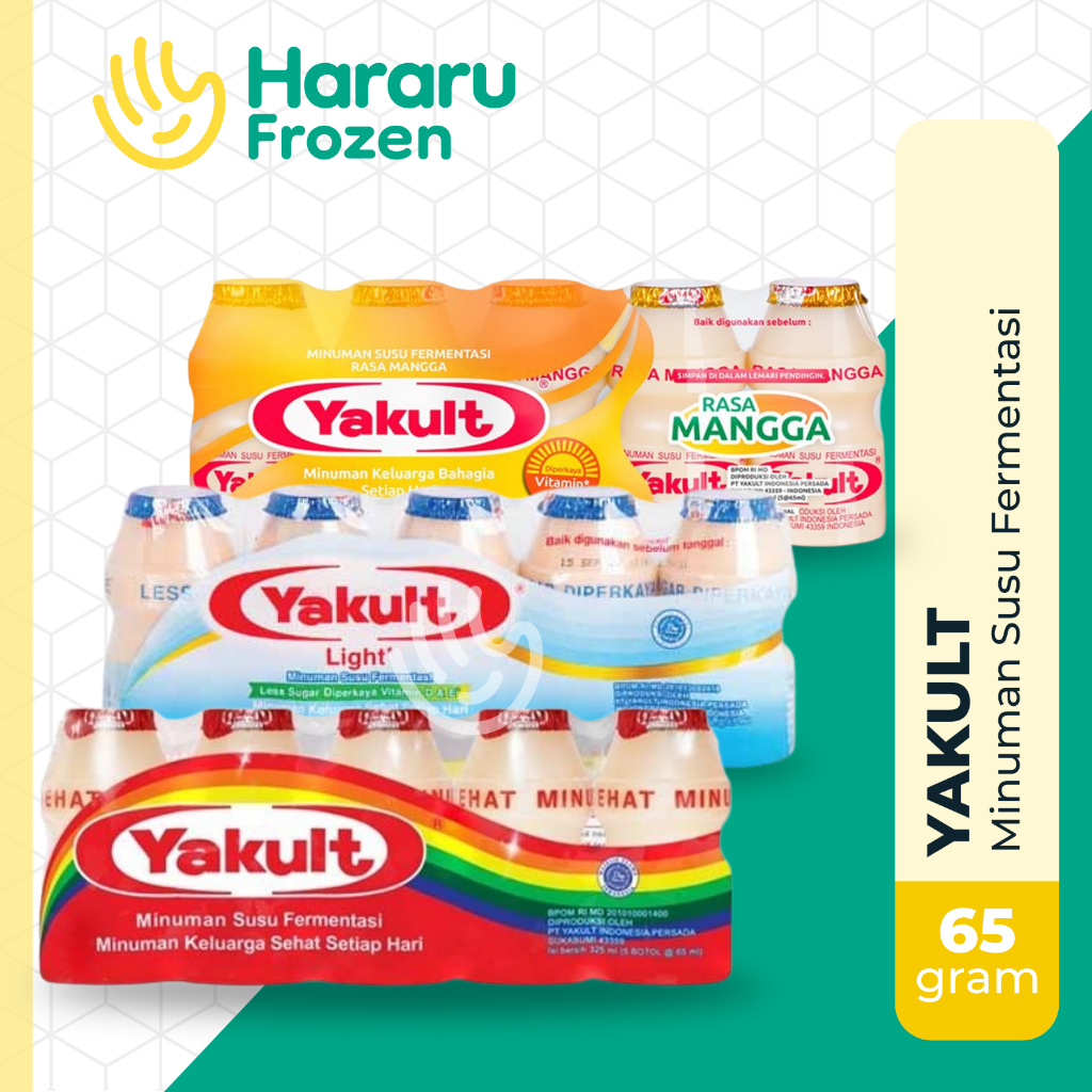 

YAKULT Minuman Susu Fermentasi Probiotik isi 5 botol 65ml