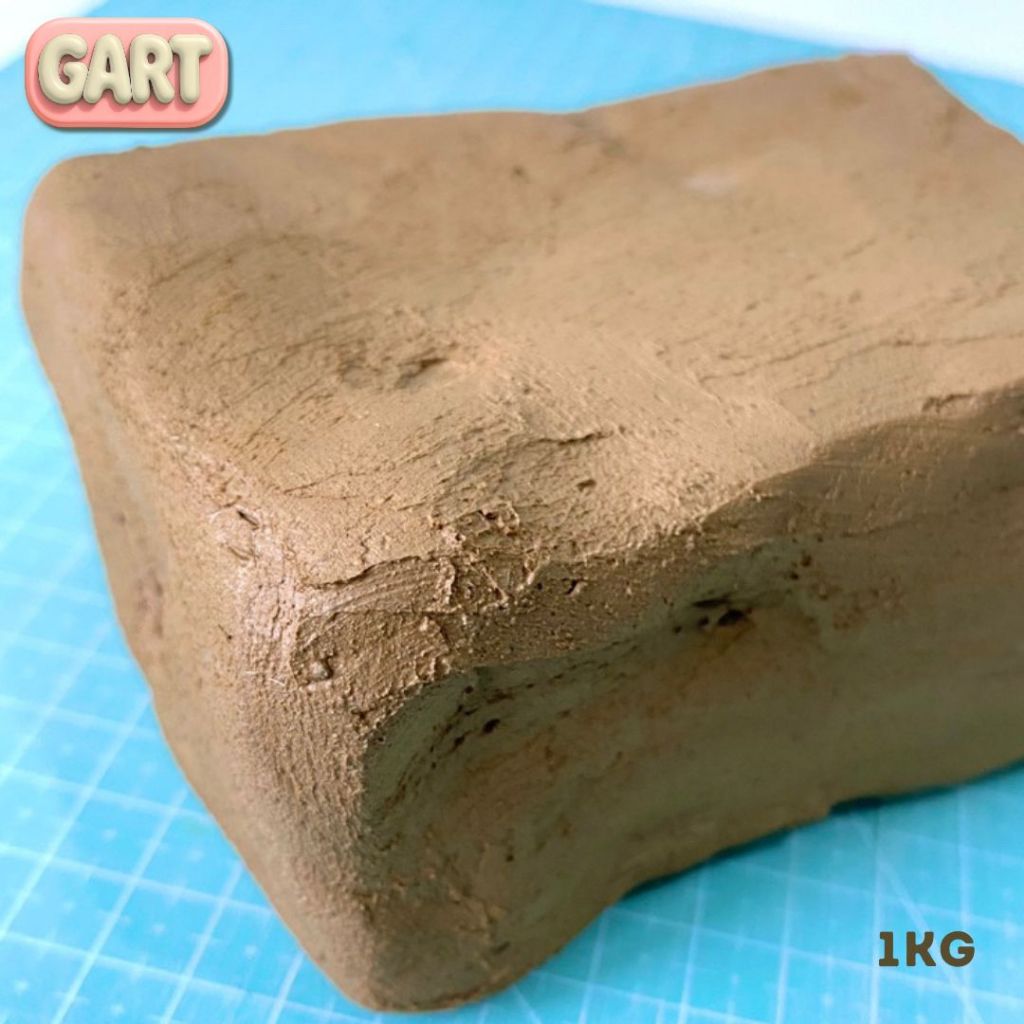 1KG TANAH LIAT PRAKARYA - Tanah Liat Plered - Tanah Liat Kerajinan Tangan