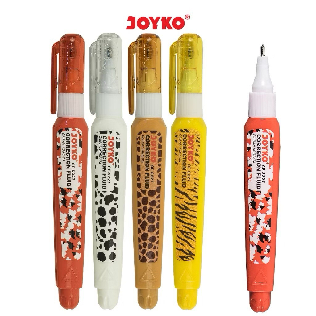 

(12 TIPEX) Tip-ex Tipex Cair Correction Fluid JOYKO CF-S227 Cairan Koreksi / Penghapus Cair