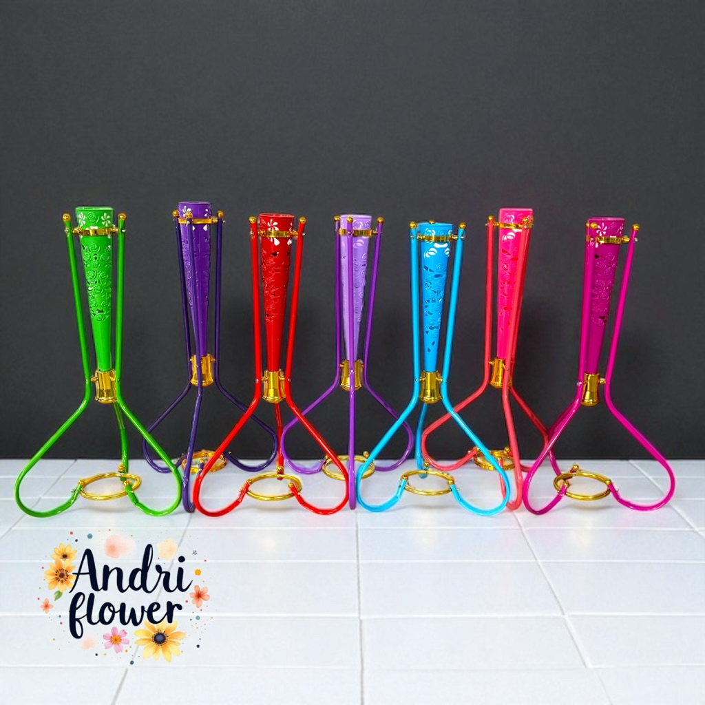 POT STANDING BESI POT CORONG BESI