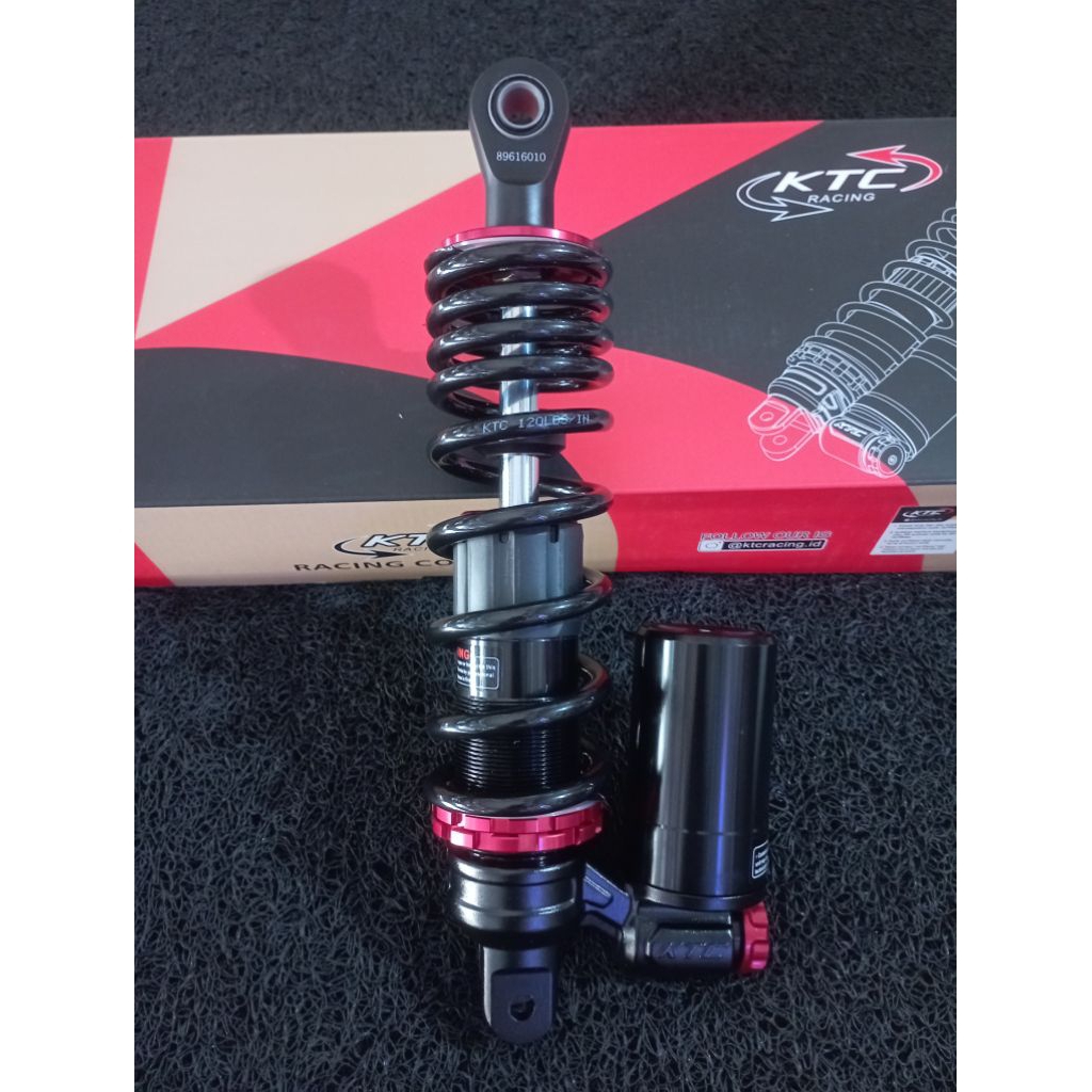 Shock KTC 300MM Apex tabung bawah Black Red Mio Beat karbu Scoopy karbu Original Ktc