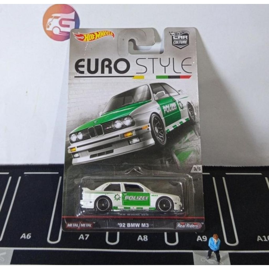 Hot wheels premium bmw m3 polizei euro style