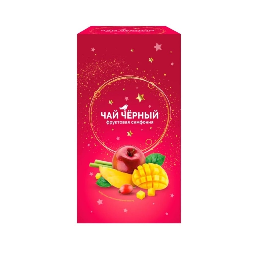 

Auchan Tea Russia Black Tea Fruit Simphony loose leaf tea 100gr