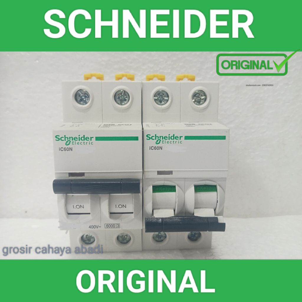 mcb schneideer. original 2phase 20ampere mcb 2p 20a original