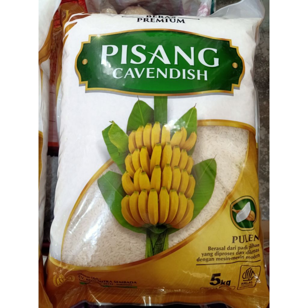 

Wangi Pisang Cavendish beras pulen premium 5kg