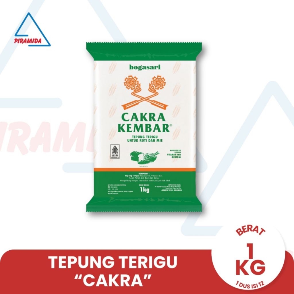 

Tepung Terigu Cakra 1Kg