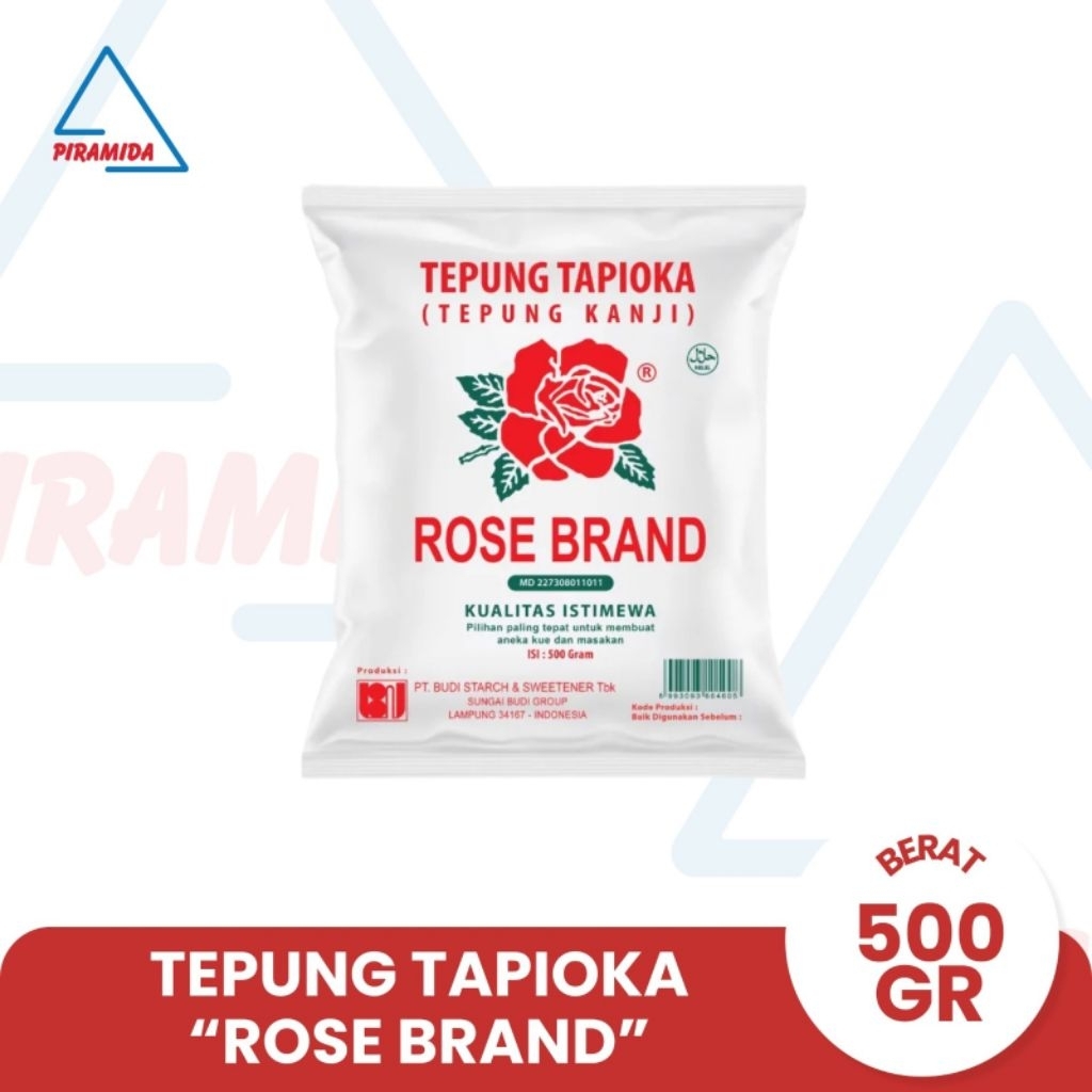 

Tepung Tapioka/ Kanji Rose Brand 500 Gram