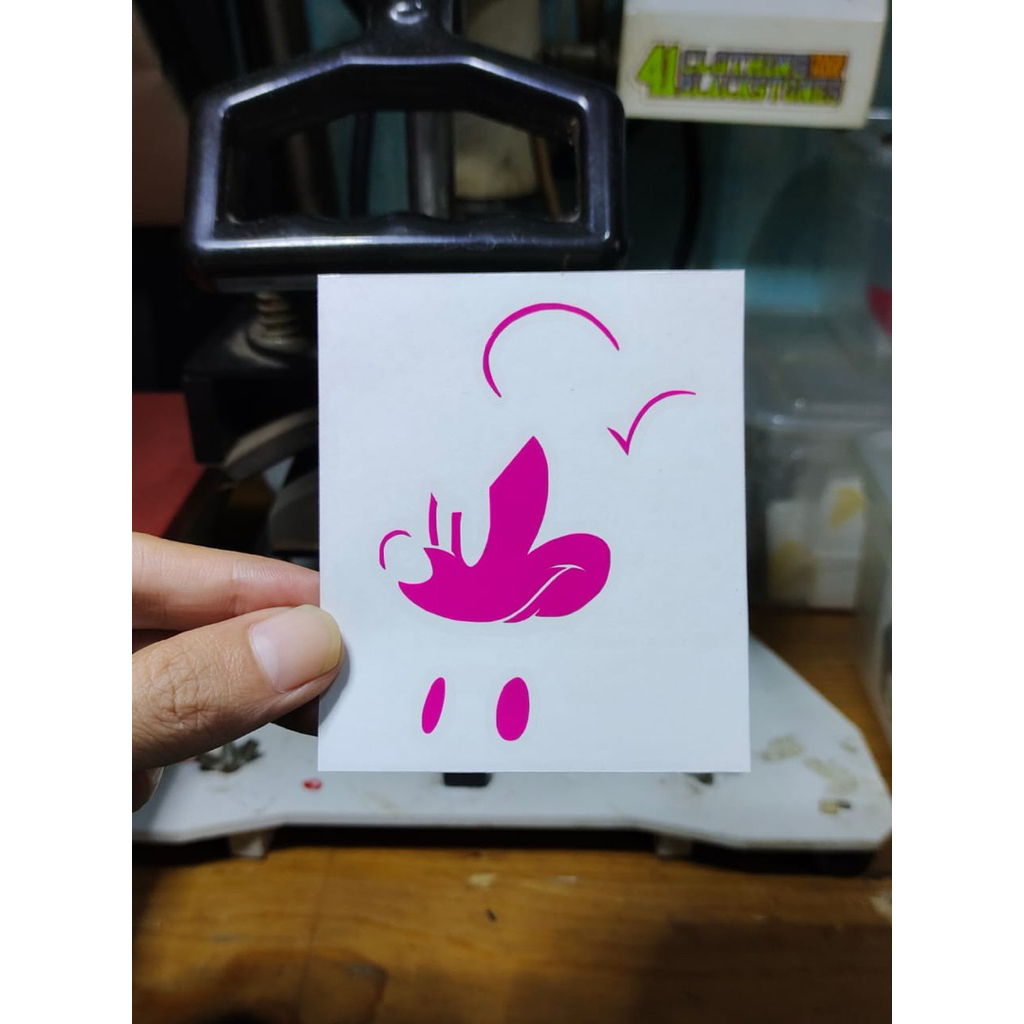 

stiker cutting Mickey mouse lucu 1 stiker murah